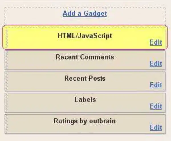 How to Show Blogger Widgets in HomePage Only